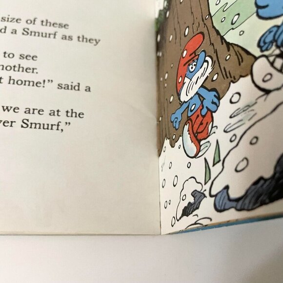 Vintage 1982 Smurf Book The Weather Smurfing Machine Peyo - Picture 16 of 16